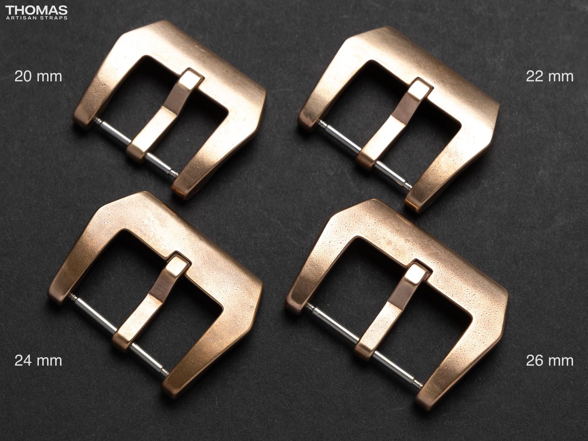 Solid CuSn8 Bronze Buckle