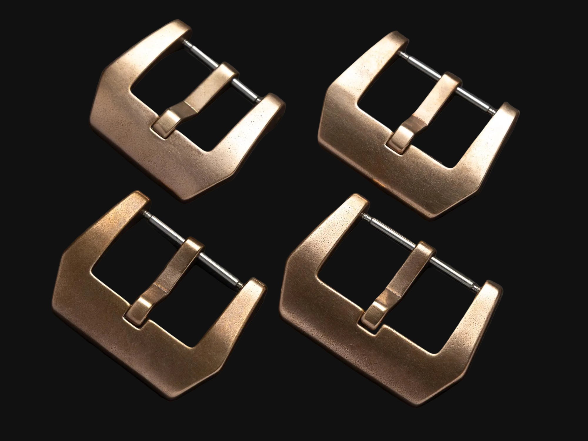 Solid CuSn8 Bronze Buckle