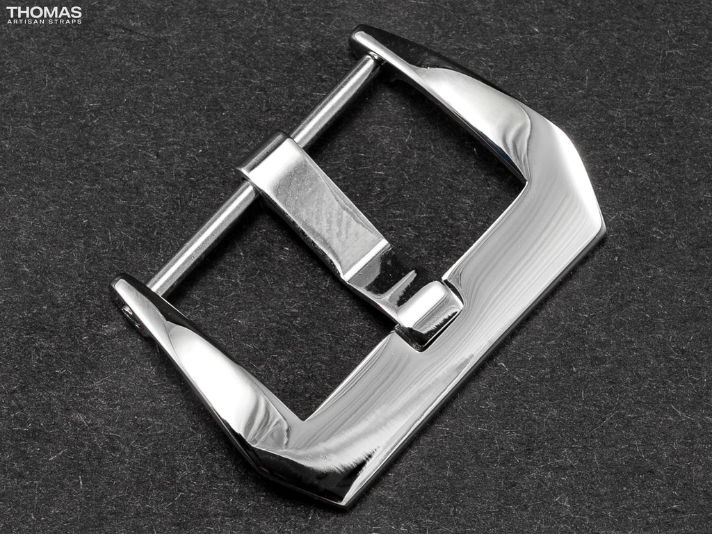 Polished Screw-In Stainless Steel Buckle