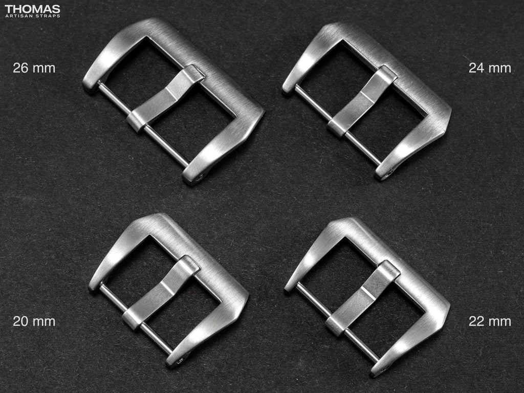 Brushed Screw-In Stainless Steel Buckle