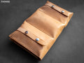 Six-Pocket Leather Watch Travel Case