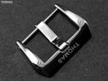 Polished Screw-In Stainless Steel Buckle with Logo