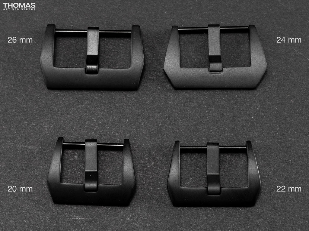 Black PVD Brushed Screw-In Buckle