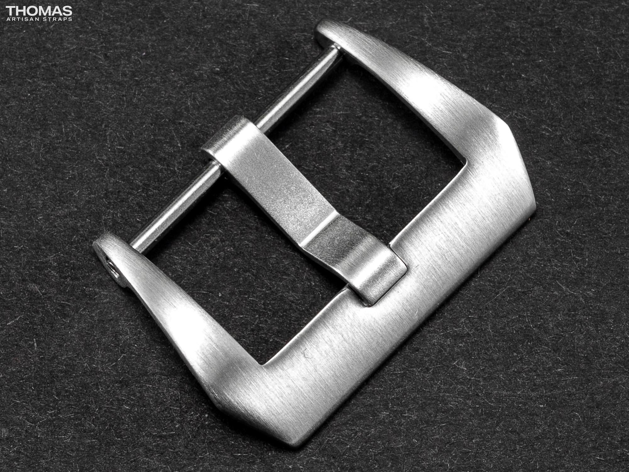 Brushed Screw-In Stainless Steel Buckle