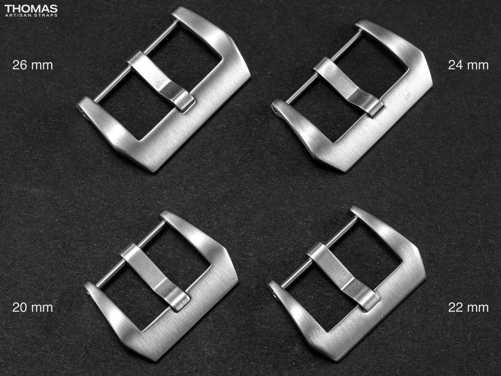 Brushed Screw-In Stainless Steel Buckle