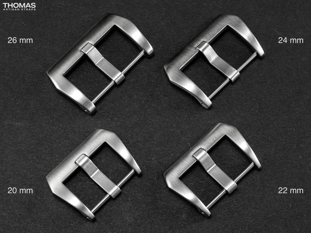 Brushed Screw-In Stainless Steel Buckle