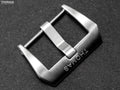 Brushed Screw-In Stainless Steel Buckle with Logo