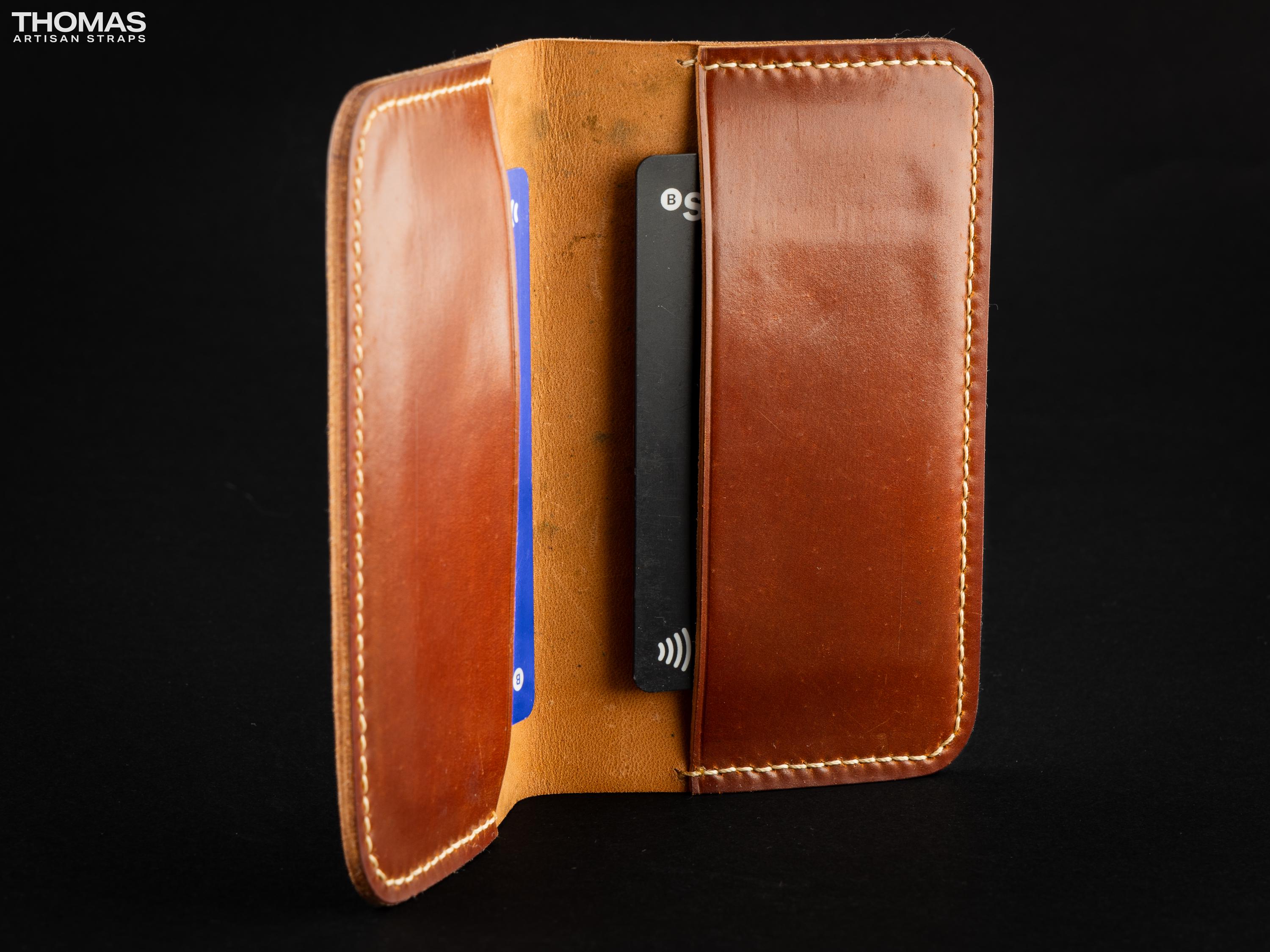 Shell Cordovan Compact Wallet